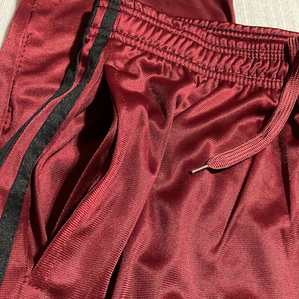 Real Essentials Maroon Track Pants - Picture 3 of 9